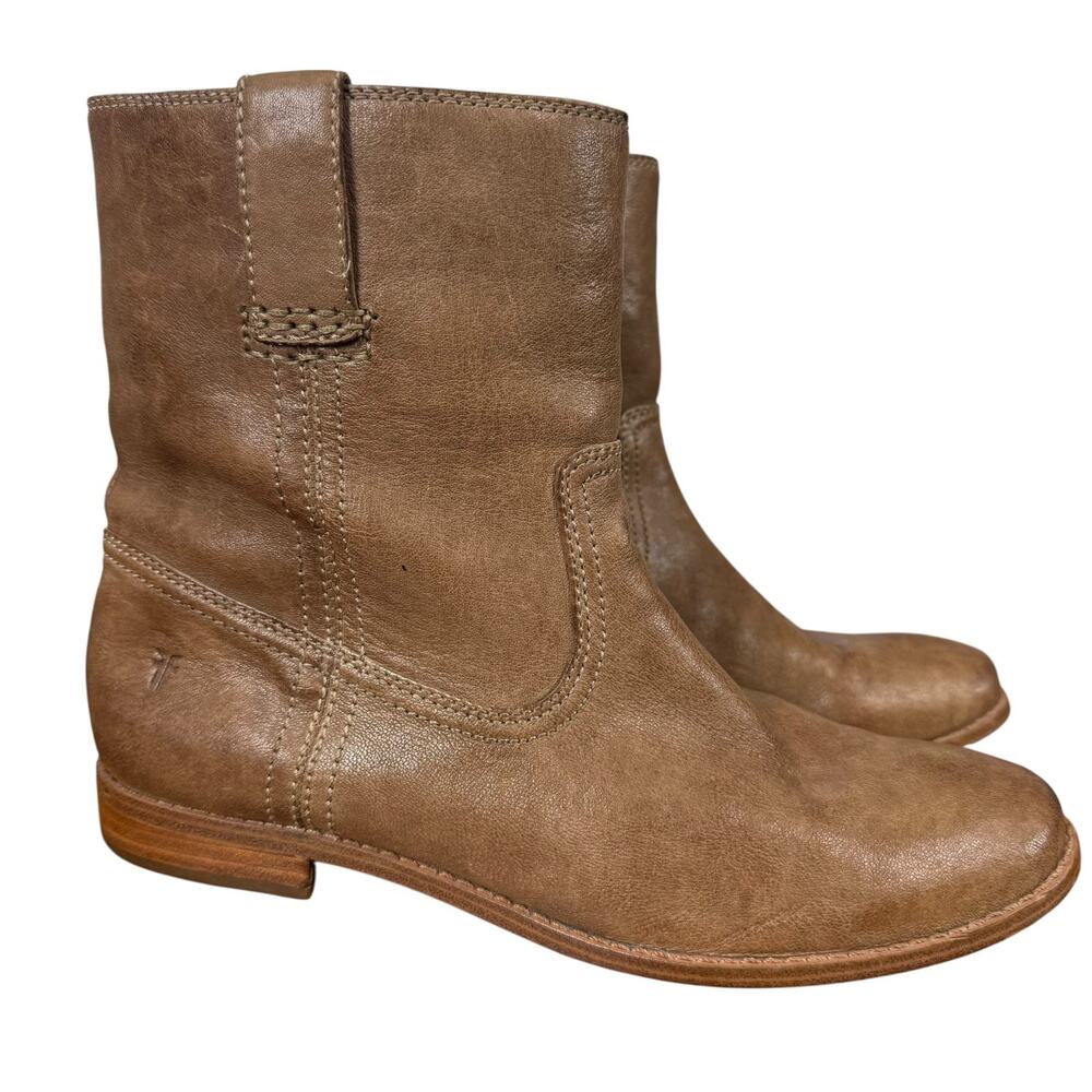 Frye Brown Ankle Boots